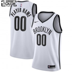 Dres Brooklyn Nets Prilagođeni 2020-21 Nike Association Edition Swingman - Dječji